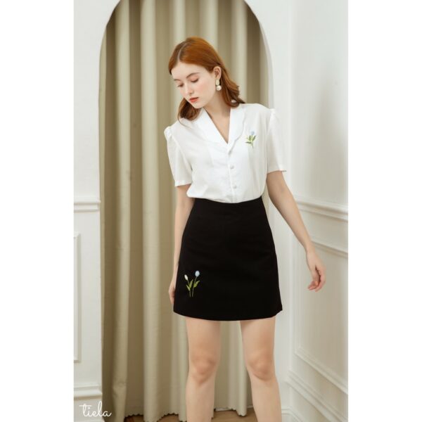 TIELA Chân váy thêu hoa tulip - Tulip Skirt - Hình ảnh 4