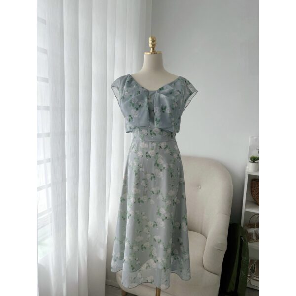 TIELA Đầm váy dài xếp nơ ở ngực-Sophie Dress - Hình ảnh 5