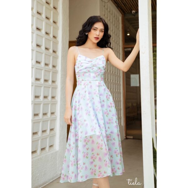 TIELA Đầm váy hai dây hoa tím - Julia Dress - Ảnh 6