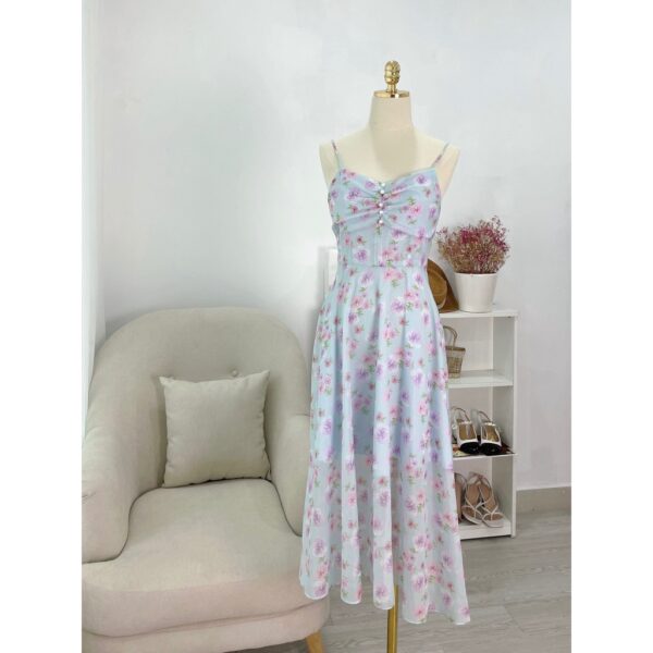 TIELA Đầm váy hai dây hoa tím - Julia Dress - Ảnh 8