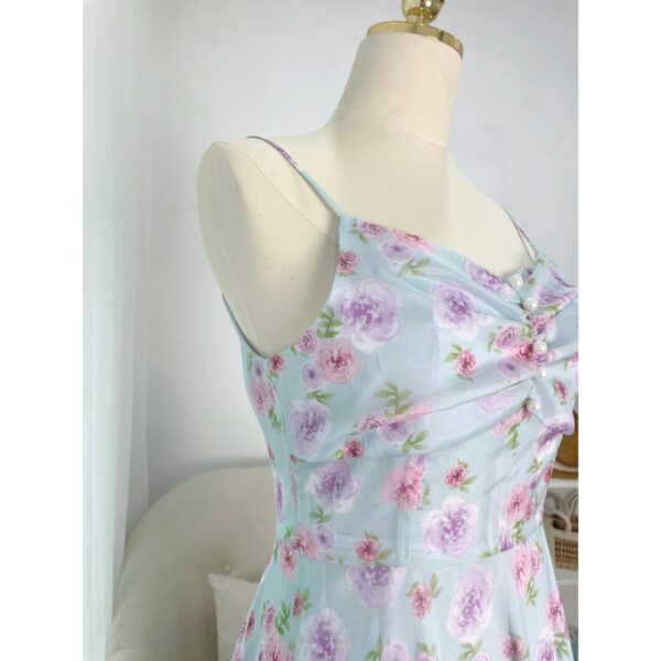 TIELA Đầm váy hai dây hoa tím - Julia Dress - Ảnh 9