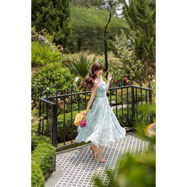 TIELA Đầm váy hoa dập ly bèo ngực - Fae Dress - Hình ảnh 5