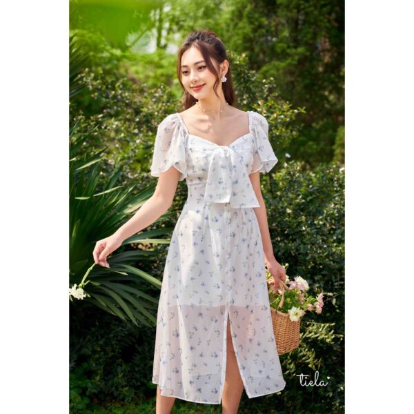 TIELA Đầm váy hoa đính nơ ngực - Cora Dress - Hình ảnh 5