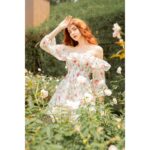 TIELA Đầm váy hoa hồng bèo – Rosabella Dress
