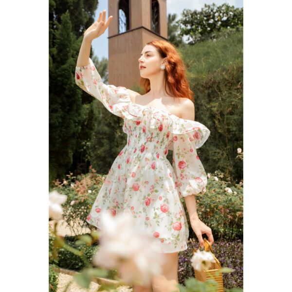 TIELA Đầm váy hoa hồng bèo - Rosabella Dress - Hình ảnh 3