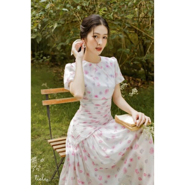TIELA Đầm váy hoa hồng xếp nhún - Helen Dress - Hình ảnh 2
