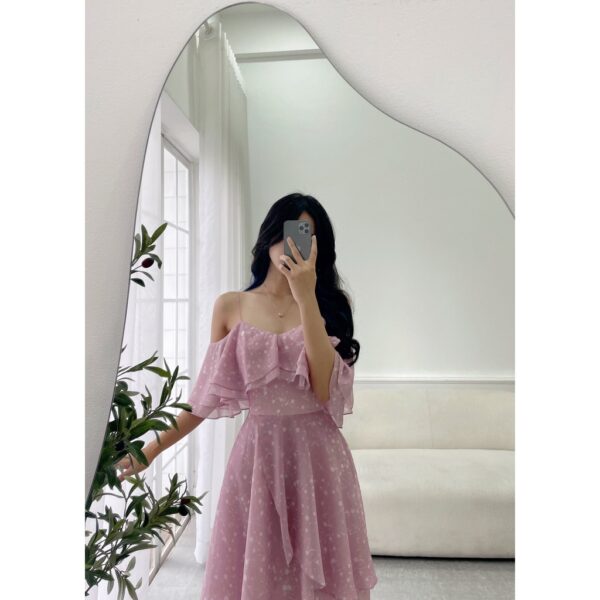 TIELA Đầm váy hoa nhí xoè chất tơ ánh - Lucia Dress - Ảnh 7