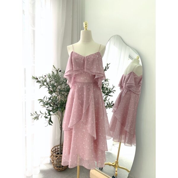 TIELA Đầm váy hoa nhí xoè chất tơ ánh - Lucia Dress - Ảnh 9