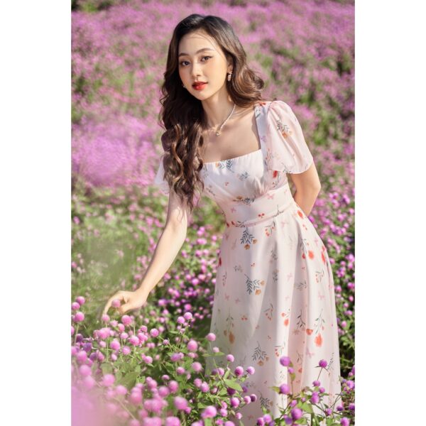 TIELA Đầm váy hoa nhún ngực - Clara Dress - Ảnh 2