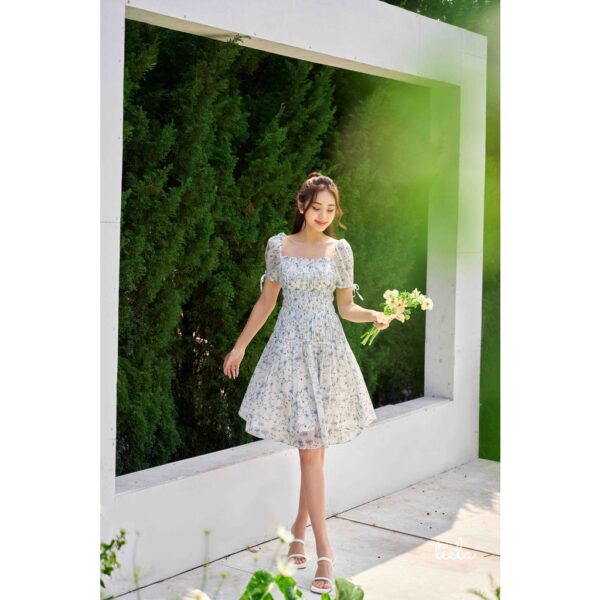 TIELA Đầm váy hoa nhún ngực - Xavia Dress - Hình ảnh 4