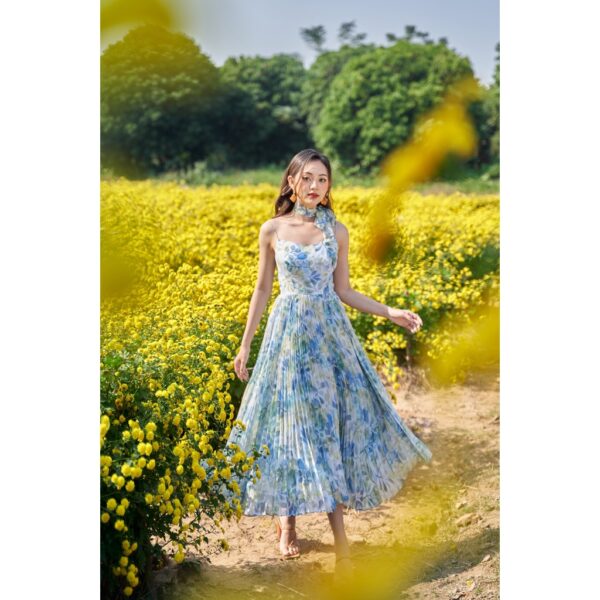 TIELA Đầm váy hoa tùng xoè dập ly - Cindy Dress - Hình ảnh 2