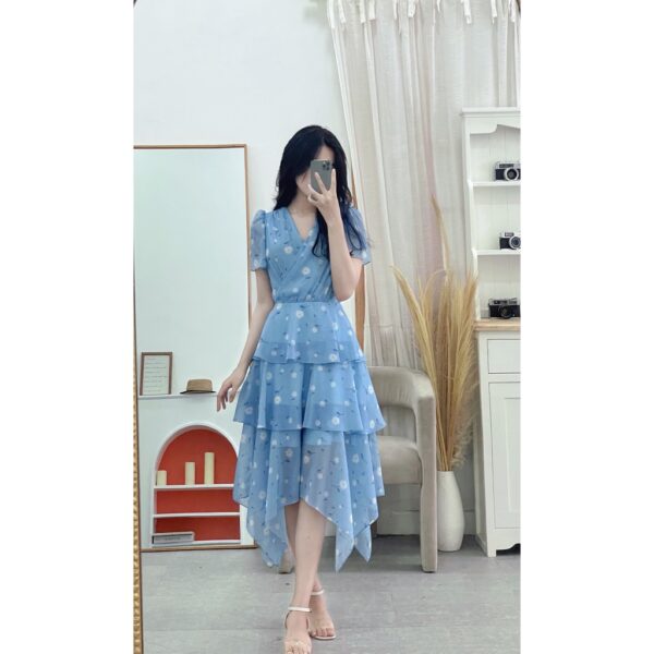 TIELA Đầm váy hoa vạt cheo ba tầng - Bluebell Dress - Hình ảnh 6