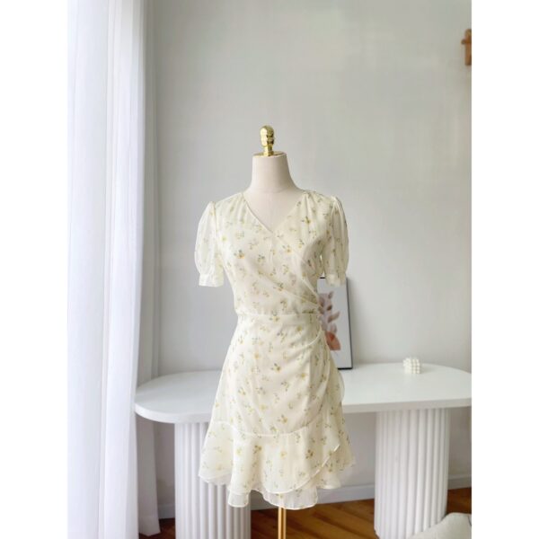 TIELA Đầm váy hoa xếp eo đính ngọc - Kate Dress - Ảnh 7