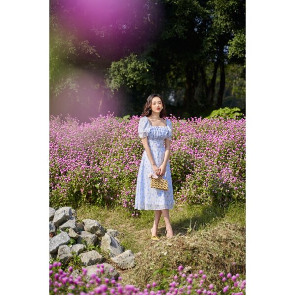 TIELA Đầm váy hoa xếp ngực ba tầng - Nomi Dress - Hình ảnh 3