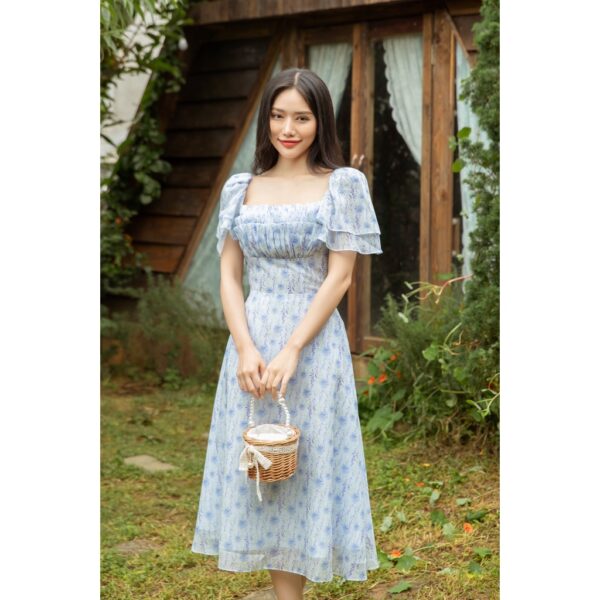 TIELA Đầm váy hoa xếp ngực ba tầng - Nomi Dress - Hình ảnh 5