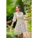 TIELA Đầm váy nhún eo tay lỡ-Ruby Dress
