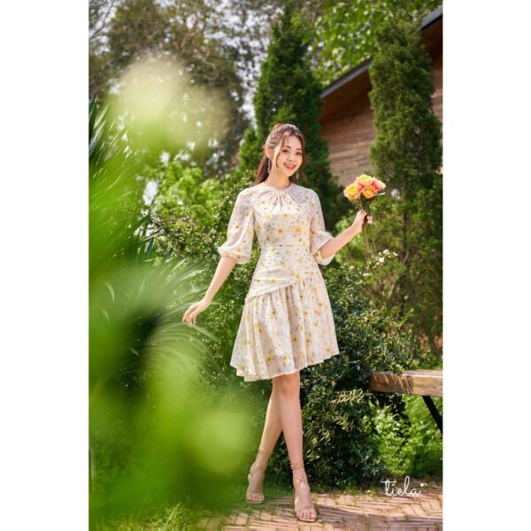 TIELA Đầm váy nhún eo tay lỡ-Ruby Dress - Hình ảnh 4