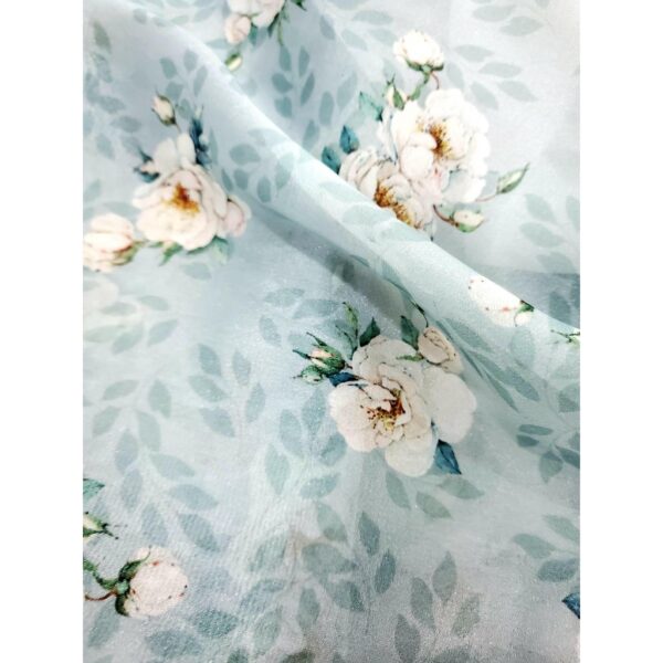 TIELA Đầm váy xanh bạc hà hoa hồng-Jena Dress - Hình ảnh 7