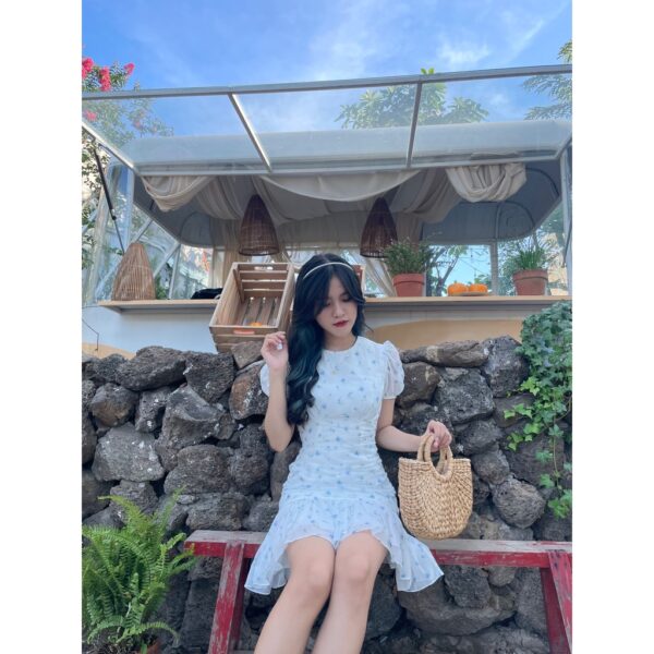 TIELA Váy Đầm tay phồng xếp nhún -Paris Dress - Hình ảnh 5