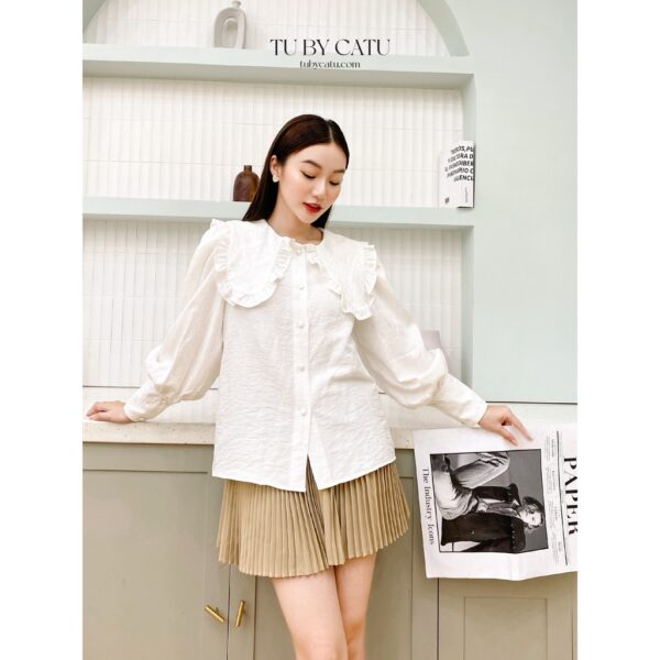 TUBYCATU | Áo sơ mi cổ bèo 5 màu - Hình ảnh 5