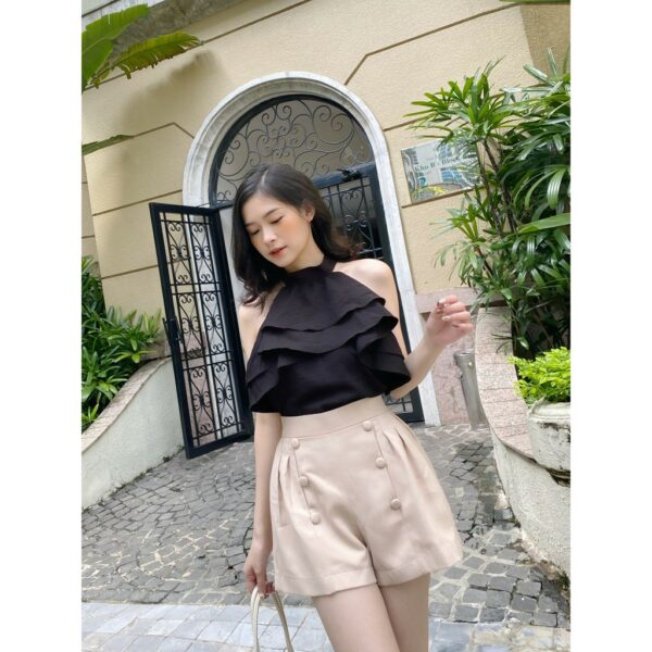 YU CHERRY | Áo Halter Layered Mimi Top YA398 - Hình ảnh 2