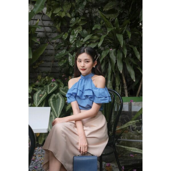 YU CHERRY | Áo Halter Layered Mimi Top YA398 - Hình ảnh 3