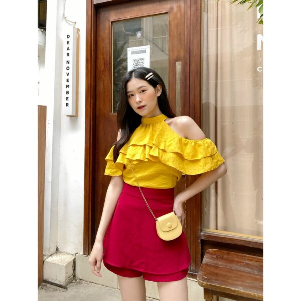 YU CHERRY | Áo Halter Layered Mimi Top YA398 - Hình ảnh 6