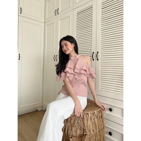 YU CHERRY | Áo Halter Layered Mimi Top YA398 - Hình ảnh 7