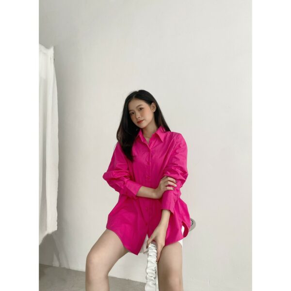 YU CHERRY | Áo nữ Basic Cotton Shirt YA381