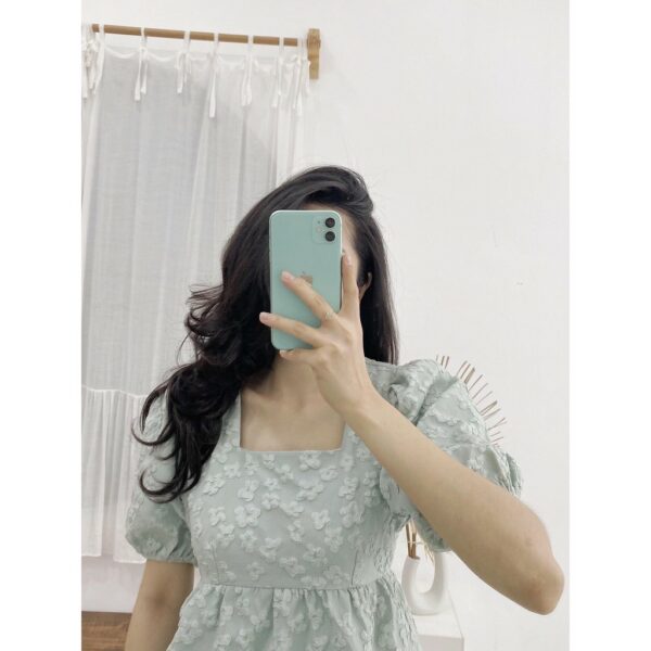 YU CHERRY | Áo nữ Cindy Pattern Top YA350 - Hình ảnh 3