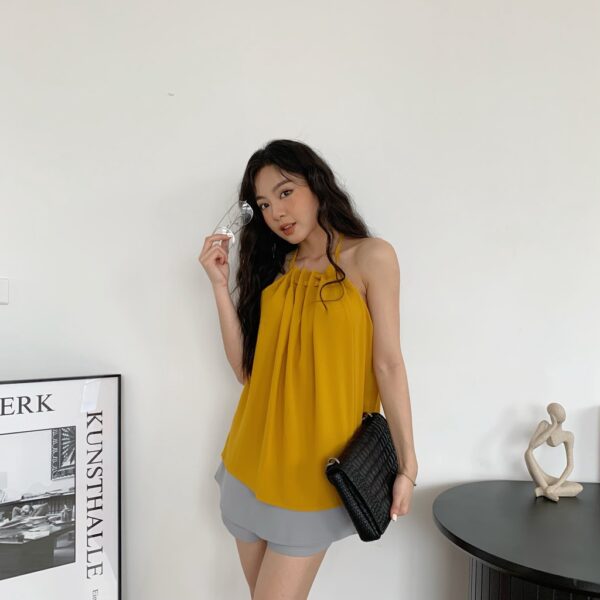 YU CHERRY | Áo nữ Halterneck Yem Top YA393 - Hình ảnh 9