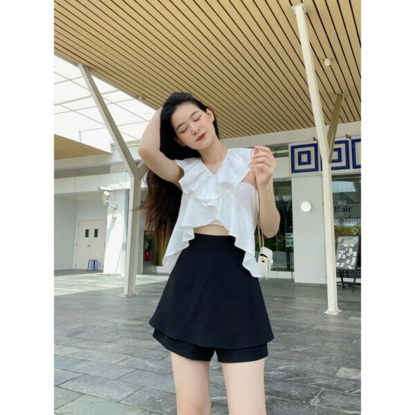 YU CHERRY | Áo nữ Swan Halter Top YA374 - Hình ảnh 3