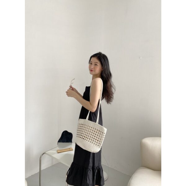 YU CHERRY | Đầm Shirred Cotton Cami Dress YD157 - Hình ảnh 4