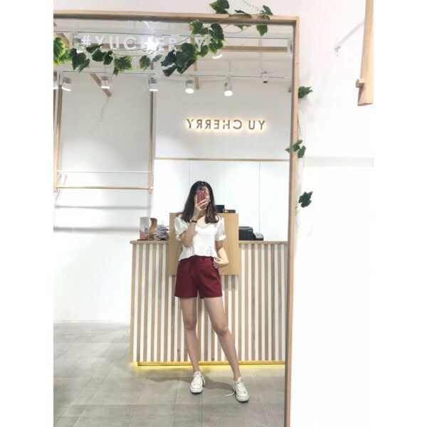YU CHERRY | Quần nữ Basic Short YQ001 - Hình ảnh 8