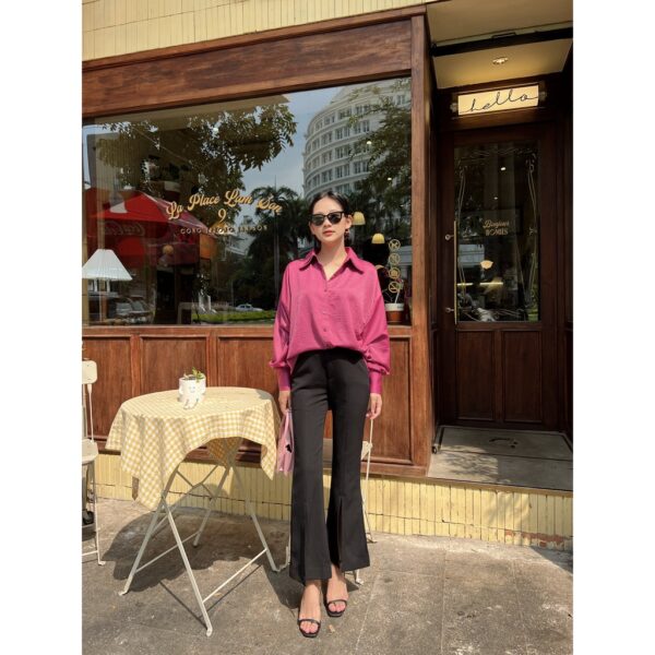 YU CHERRY | Quần nữ Split Signature Pants YQ016 - Hình ảnh 2