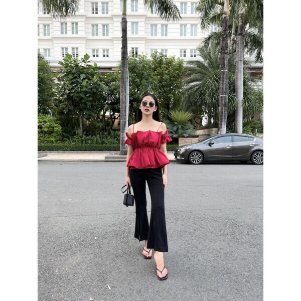 YU CHERRY | Quần nữ Split Signature Pants YQ016 - Hình ảnh 4