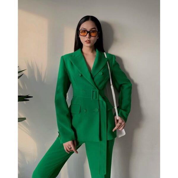 Áo blazer green MK nữ HUONG BOUTIQUE HBVEST142