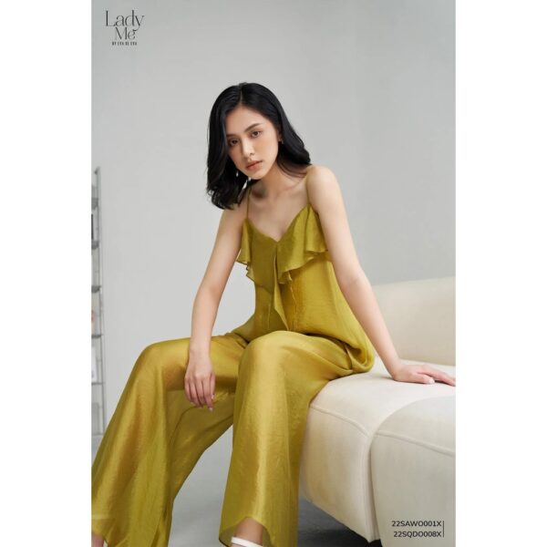 Áo hai dây nữ bèo nhún LADY ME by Eva de Eva 22SAWO001X - Hình ảnh 2