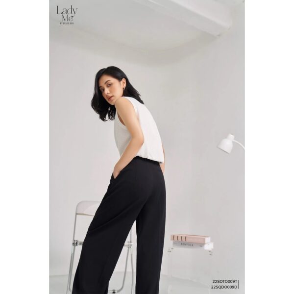Áo sát nách ren nữ trắng LADY ME by Eva de Eva 22SOTO009T - Ảnh 6