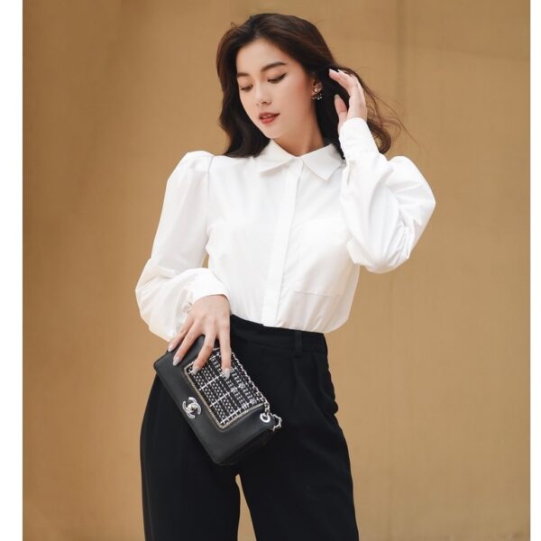 Áo sơ mi cotton HUONG BOUTIQUE HBSM752