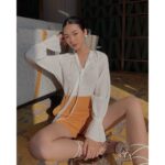 Áo sơ mi lụa nữ HUONG BOUTIQUE – HBSM865