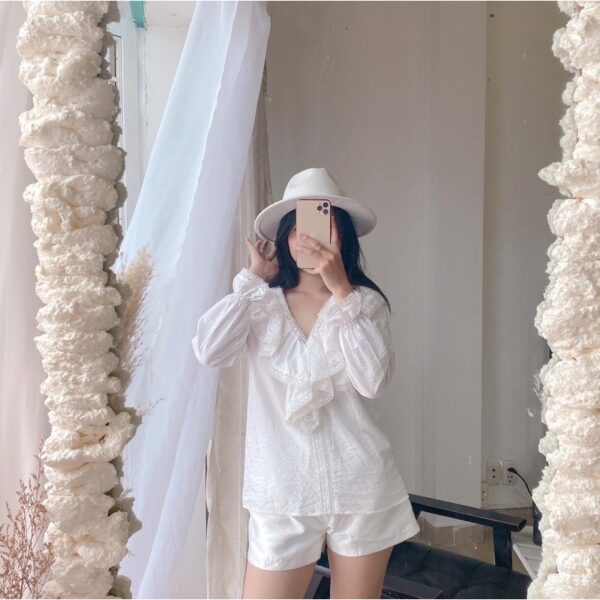 áo sơ mi vivi - Hình ảnh 2