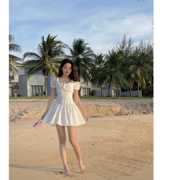[COQUI] Đầm Emma tay phồng bèo ngực - Hình ảnh 3
