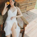 đầm 2 dây sine