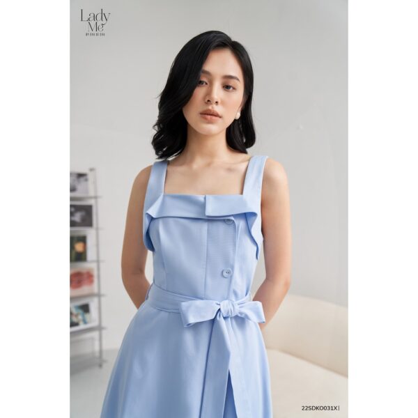 Đầm hai dây bản to dáng dài LADY ME by Eva de Eva 22SDKO031X - Hình ảnh 3