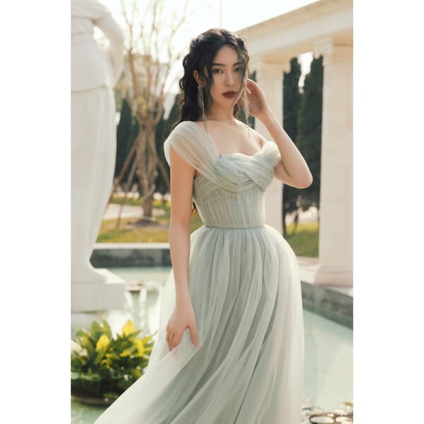 Đầm maxi blue valentine lace HUONG BOUTIQUE HBLOVE353 - Hình ảnh 2