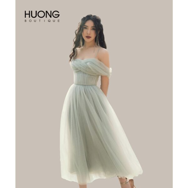 Đầm maxi blue valentine lace HUONG BOUTIQUE HBLOVE353 - Hình ảnh 4