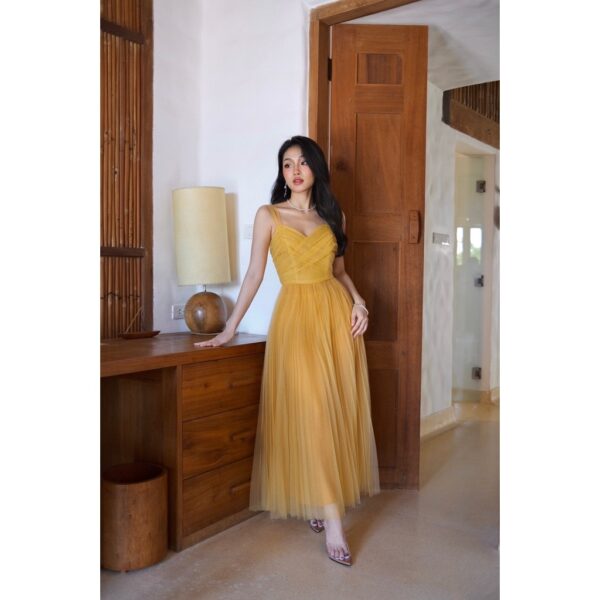 Đầm maxi Sunnie Silk HUONG BOUTIQUE HBLOVE350 - Hình ảnh 3