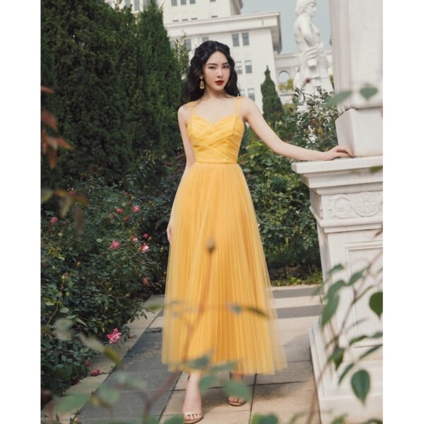 Đầm maxi Sunnie Silk HUONG BOUTIQUE HBLOVE350 - Hình ảnh 5