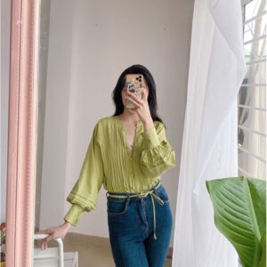 green áo top